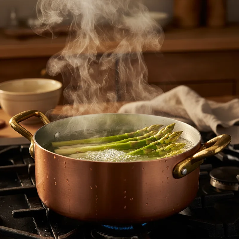 Cuisson Asperges