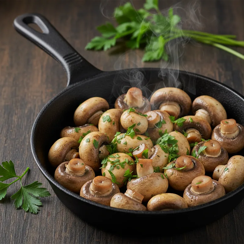 Cuisson Champignons
