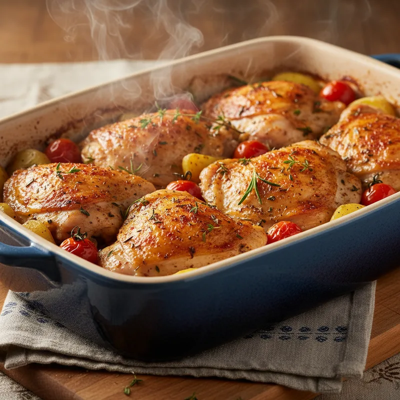 Cuisson Cuisses de poulet