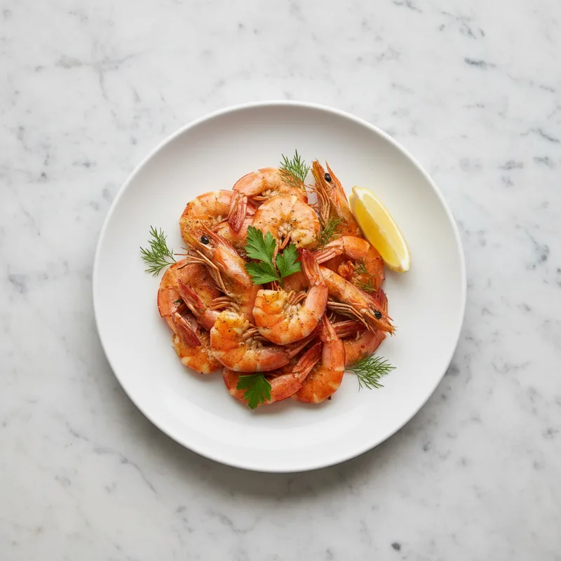 Cuisson Gambas