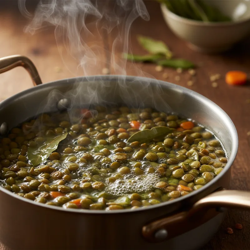 Cuisson Lentilles vertes