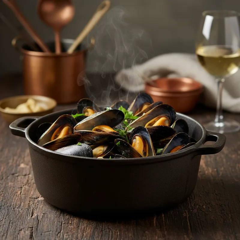 Cuisson Moules