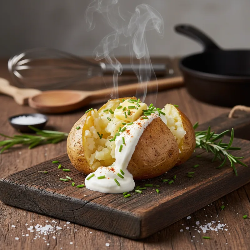 Cuisson Pomme de terre au four