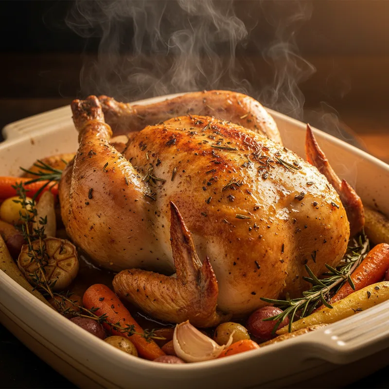 Cuisson Poulet au four