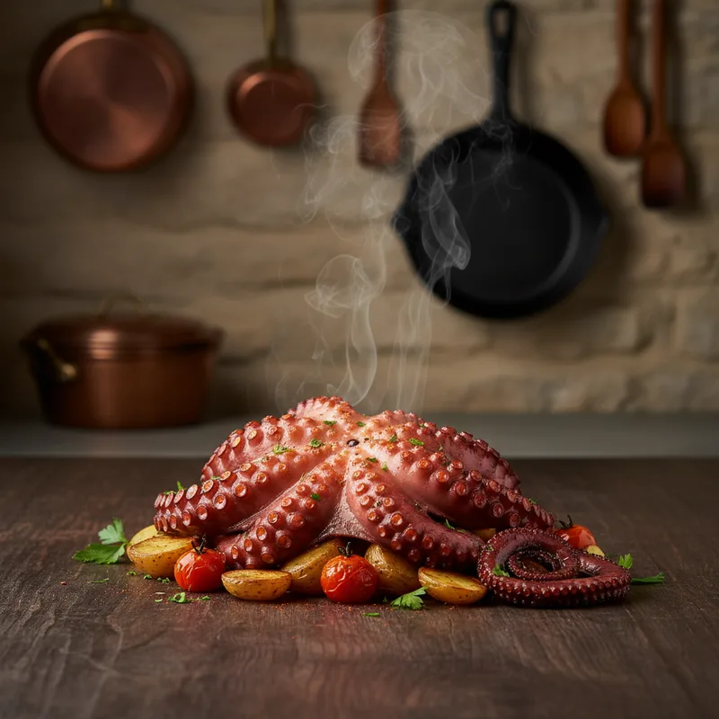 Cuisson Poulpe