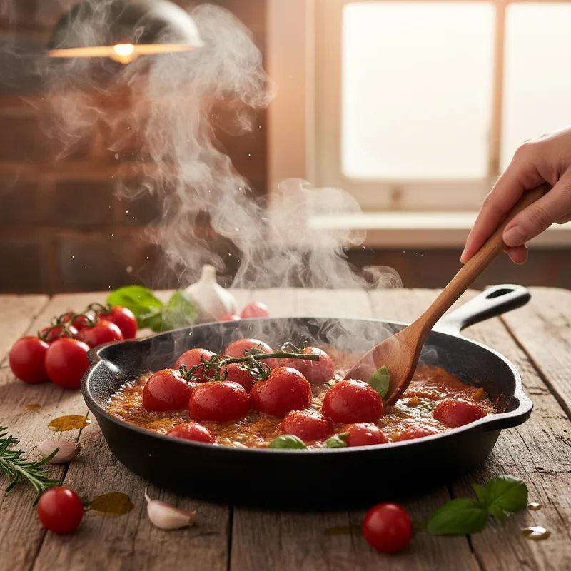 Cuisson Tomate