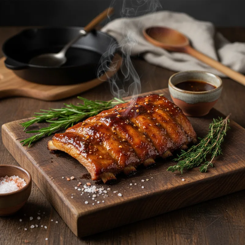 Cuisson Travers de porc